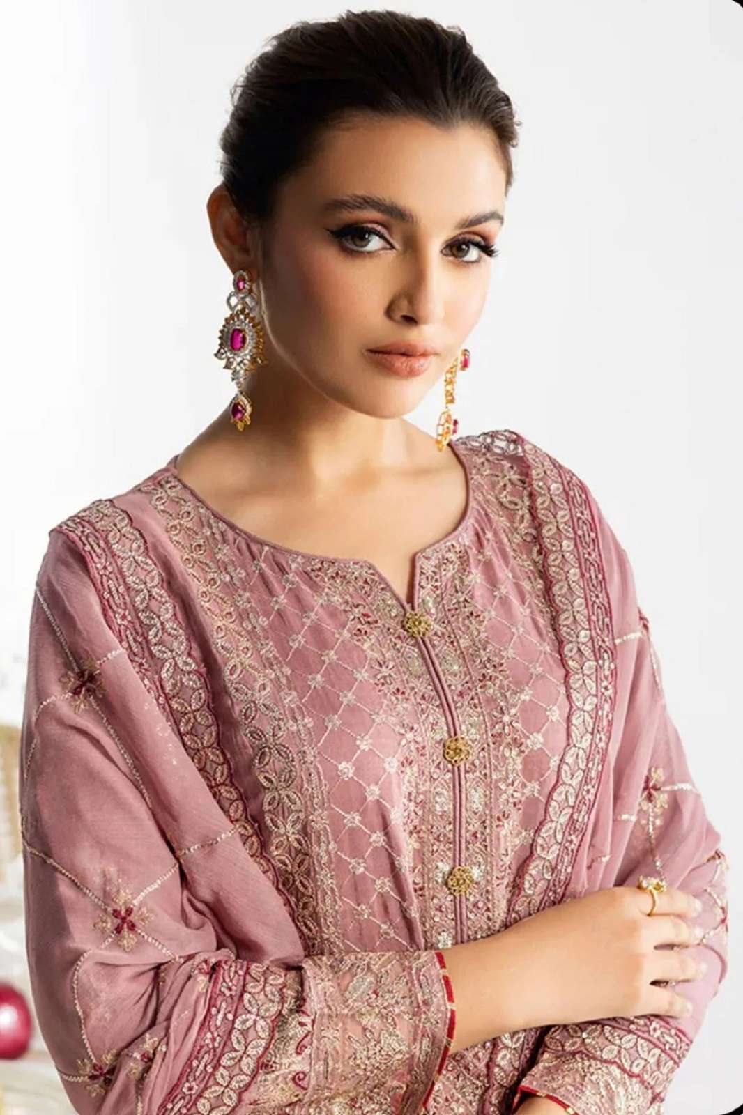 SAJIDA DESIGNER SD 1032 GEORGETTE HEAVY EMBROIDERED SUITS