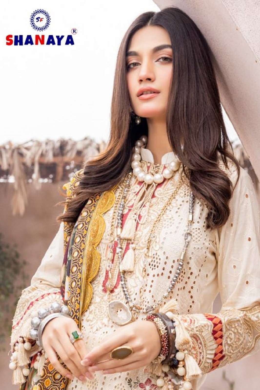 SHANAYA ROSE ADAN LIBAS A 22 EMBROIDERY WORKED SUITS