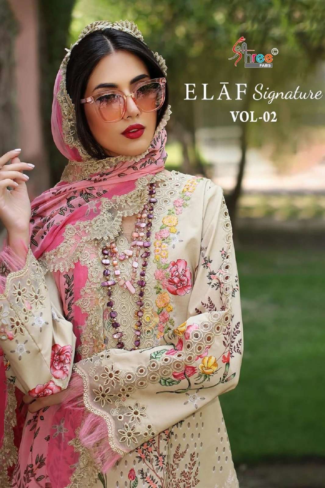 SHREE FAB ELAF SIGNATURE VOL 2 COTTON EMBROIDERED SUITS