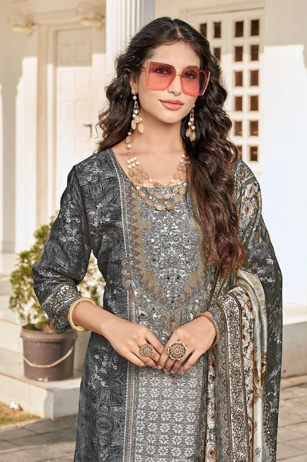 SHREE FAB KT 242 VISCOSE MUSLINE DIGITALLY PRINTED SUITS