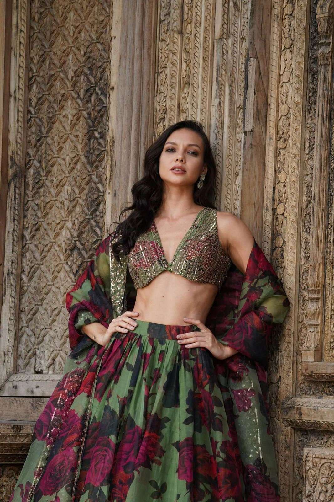 SHRI BALAJI 354 TUBBY ORGANZA READY TO WEAR DIGITALLY PRINTED LEHENGAS