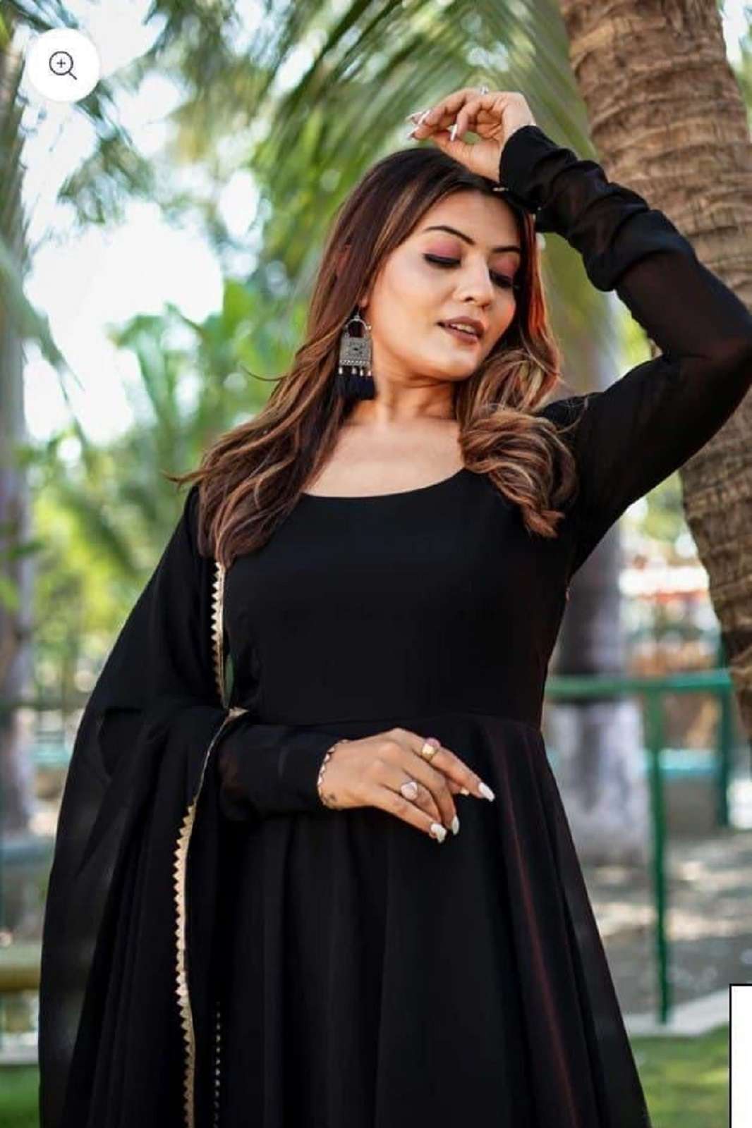 SHRI BALAJI 363 GEORGETTE FLARED READY TO WEAR KURTIES
