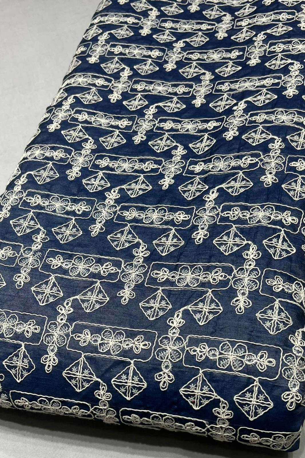 Shri Balaji Emporium A652 Coadding and Embroidery Work Denim Designer Fabric