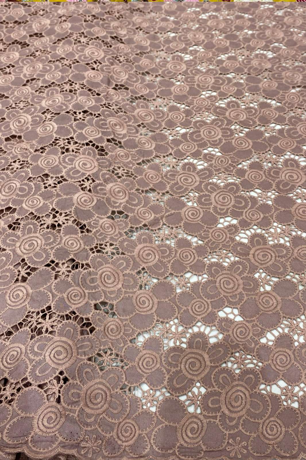 Shri Balaji Emporium A697 Cutwork Embroidery Work Crepe Georgette Fabric