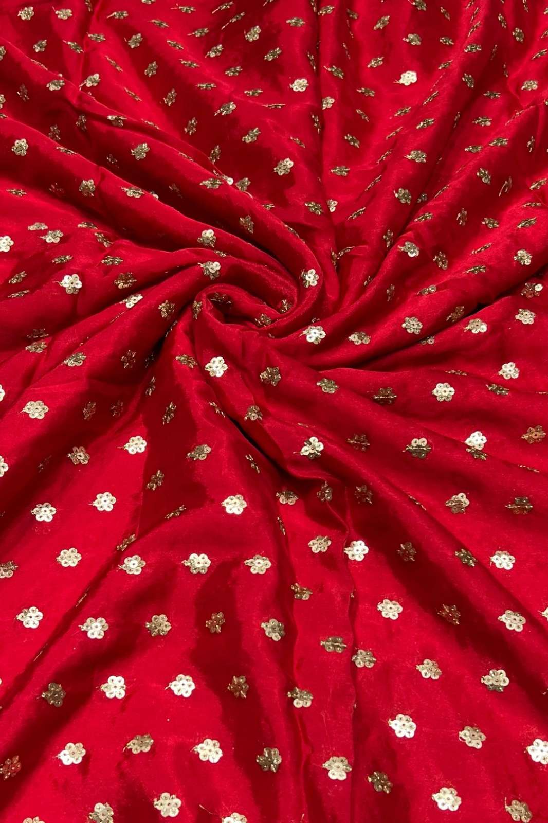 Shri Balaji Emporium A737 Sequence & Embroidery work Pure Chinon Designer Fabric