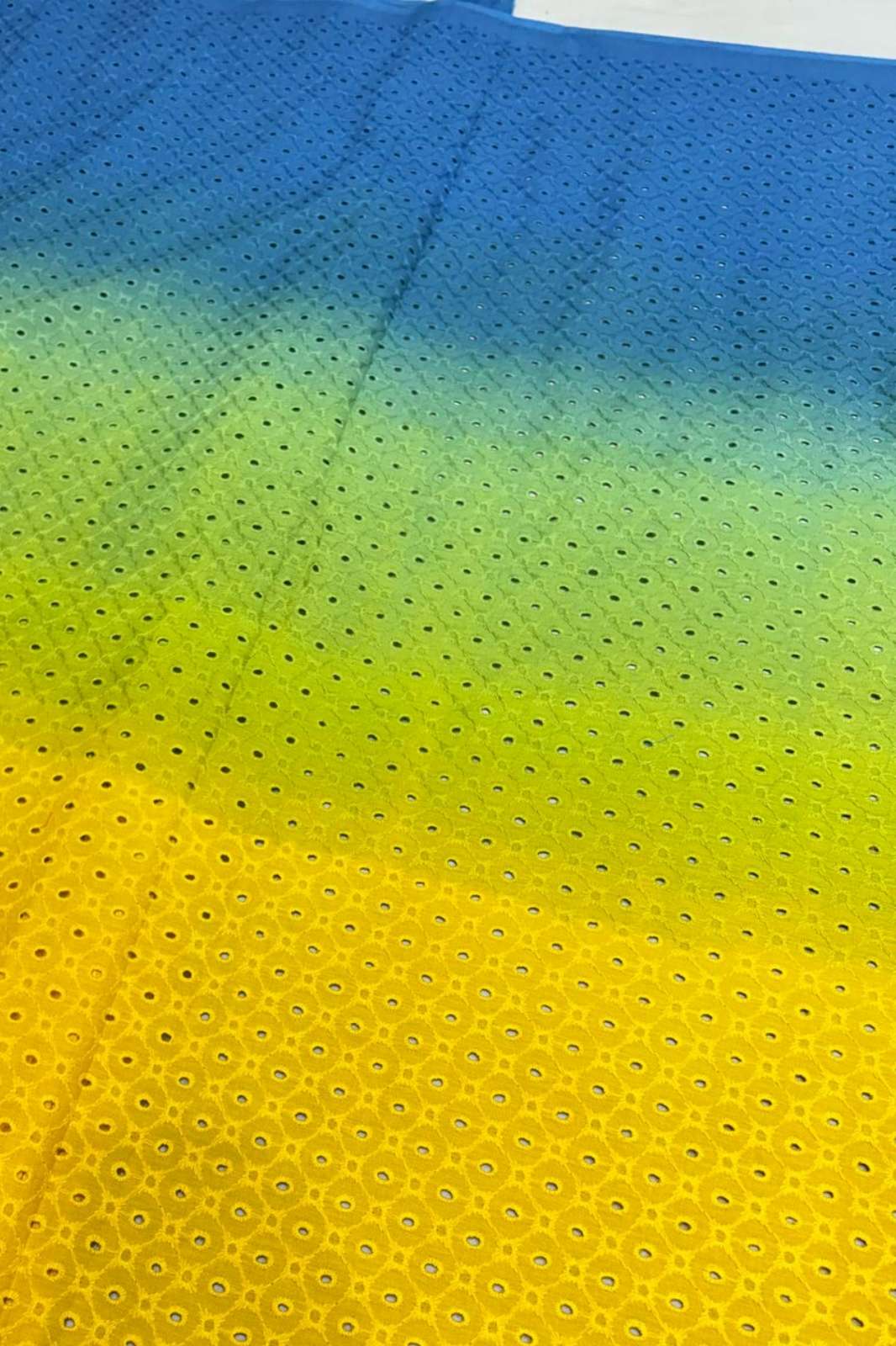 Shri Balaji Emporium A739 Ombre Dyeing & Embroidery work Pure Cotton Designer Fabric
