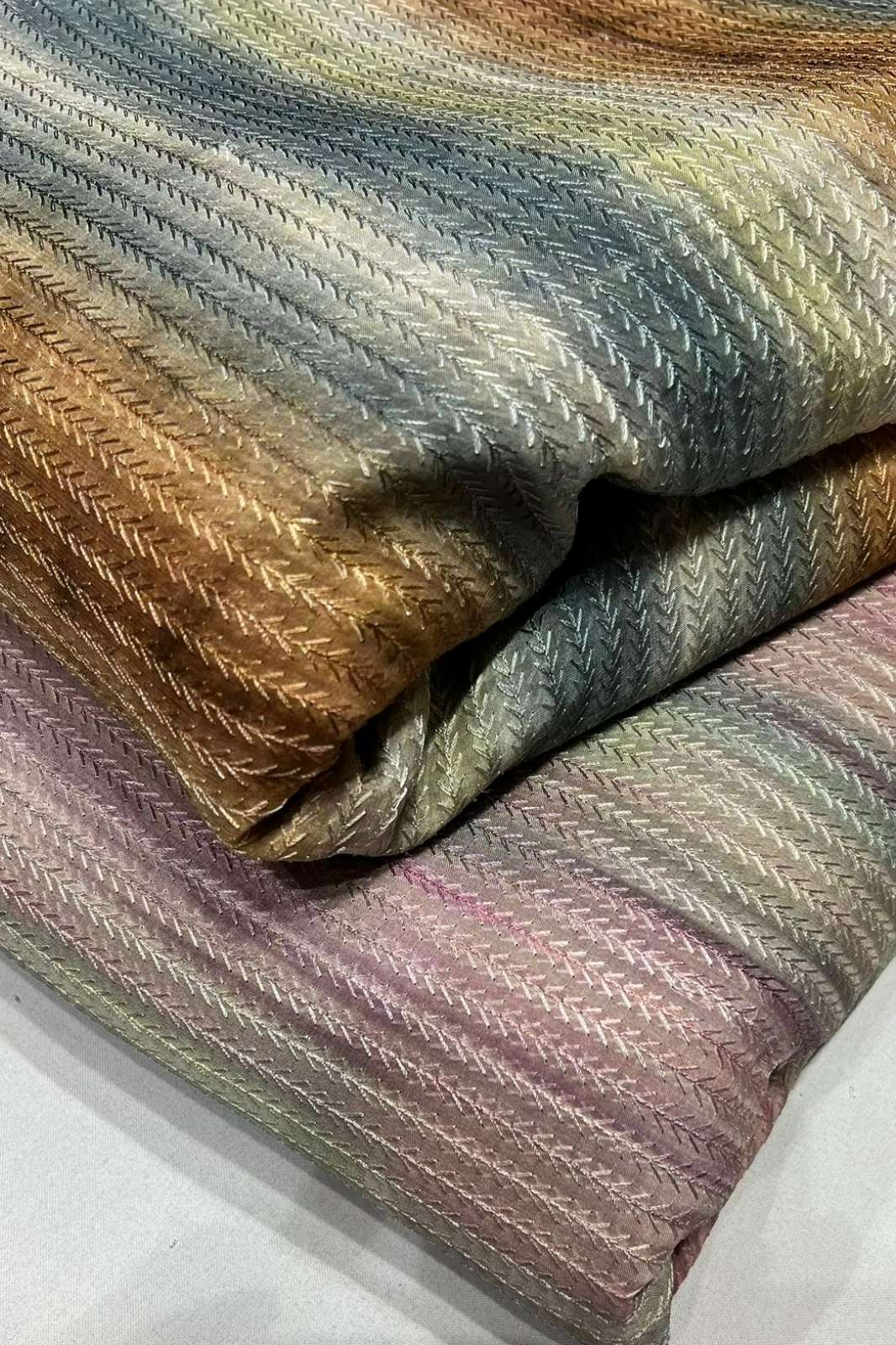 Shri Balaji Emporium A743 Tatami Stich Embroidery work Viscose Organza Designer Fabric