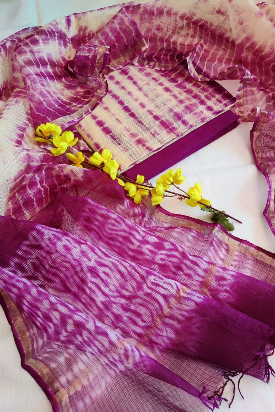 Shri Balaji Emporium RF13589 Hand Block Printed Kota Doriya Suit 