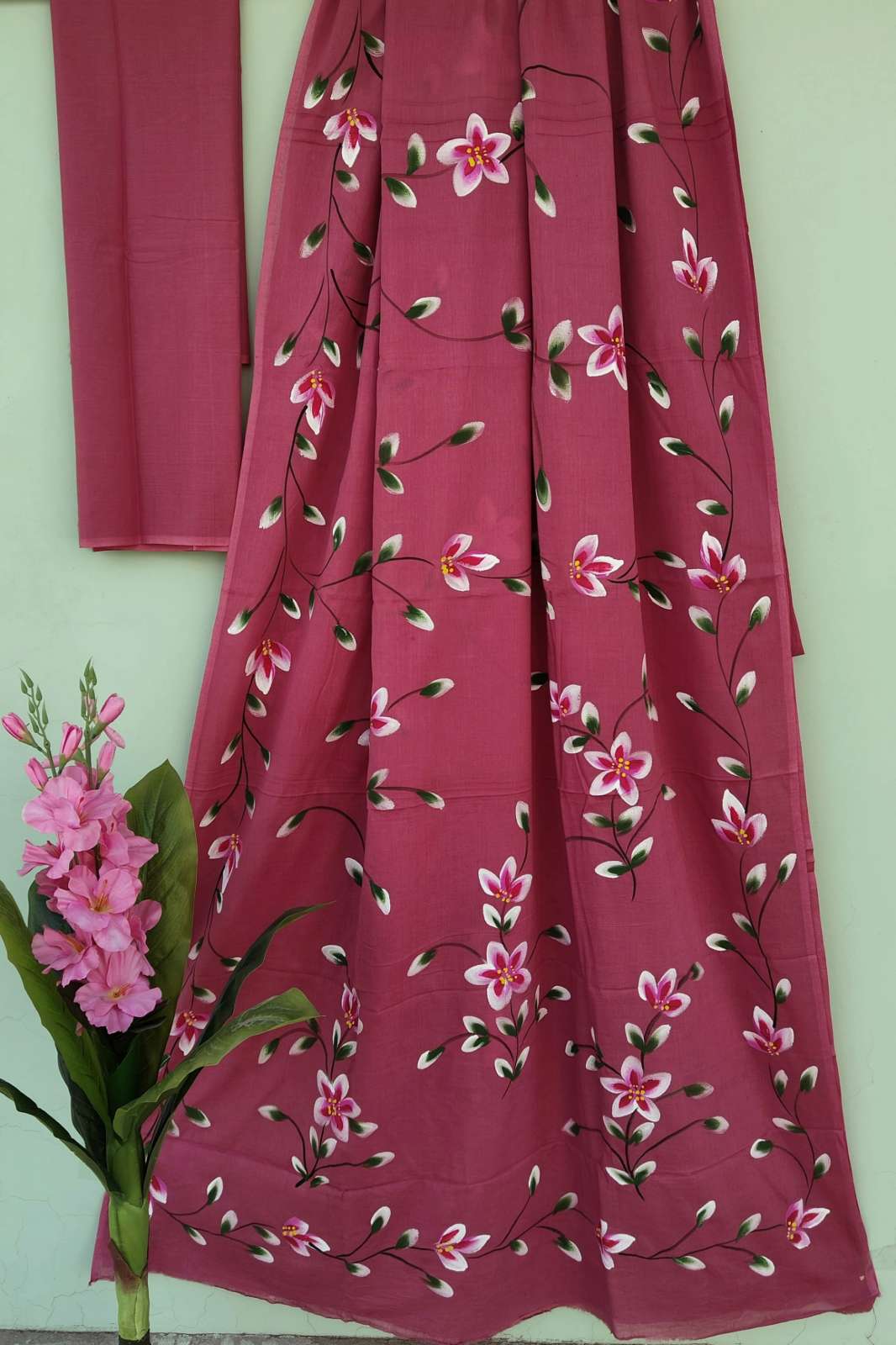 Shri Balaji Emporium RF13591 Traditional Mulmul Hand Block Printed Cotton Saree