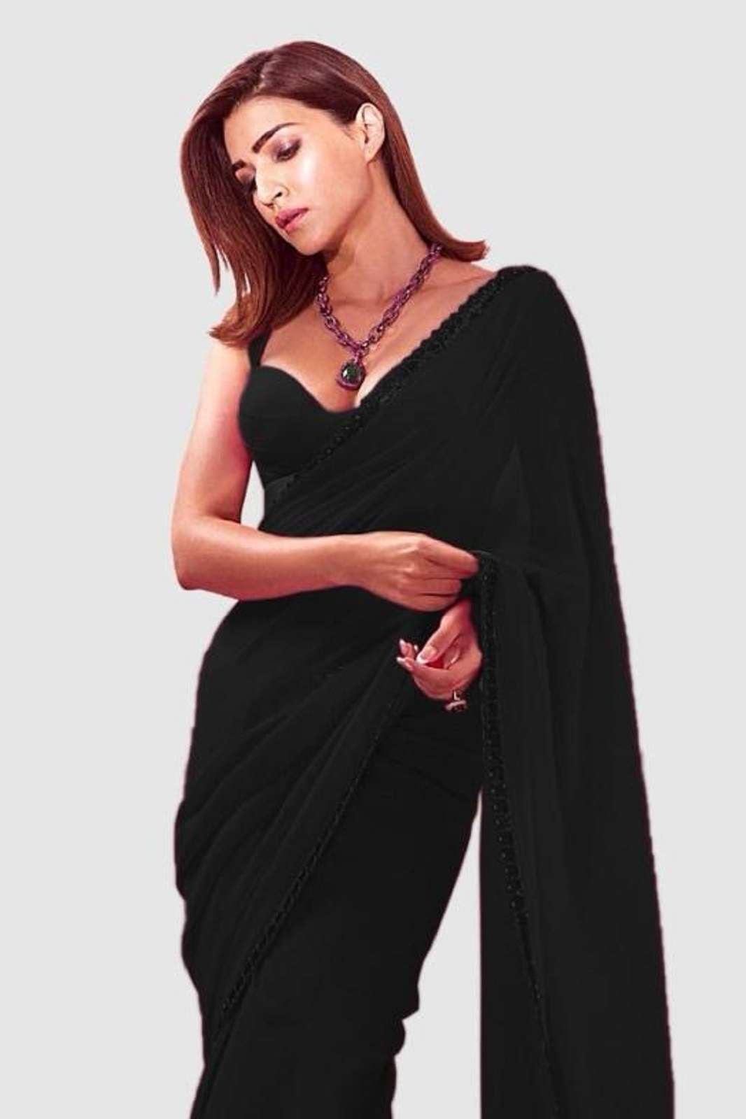 SHRI BALAJI JR 617 GEORGETTE EMBROIDERY SEQUENCE WORKED SAREES
