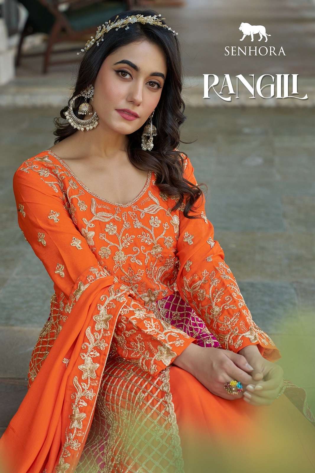 SHRI BALAJI RANGILI EMBROIDERED READY TO WEAR GOWNS