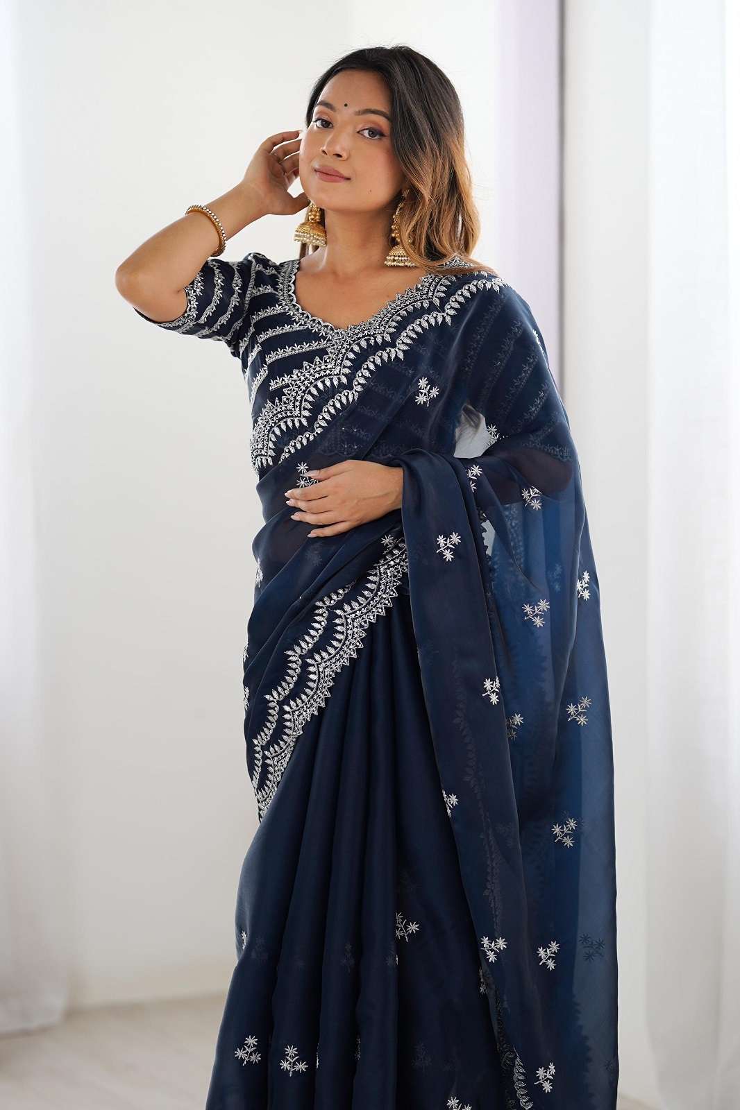 SHRI BALAJI SP 13 JIMMY CHU DESIGNER SEQUENCE WORKED SAREES