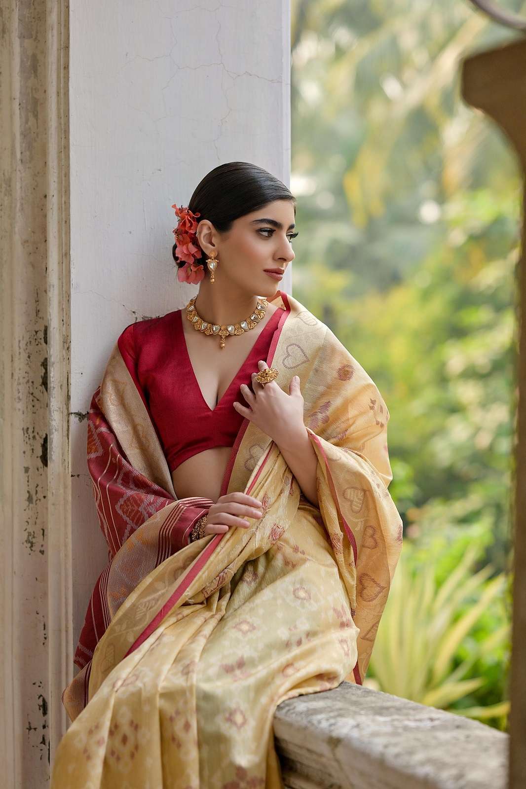 SHRI BALAJI SUNDHARI IKKAT RAW SILK WEAVING TRADITIONAL SAREES