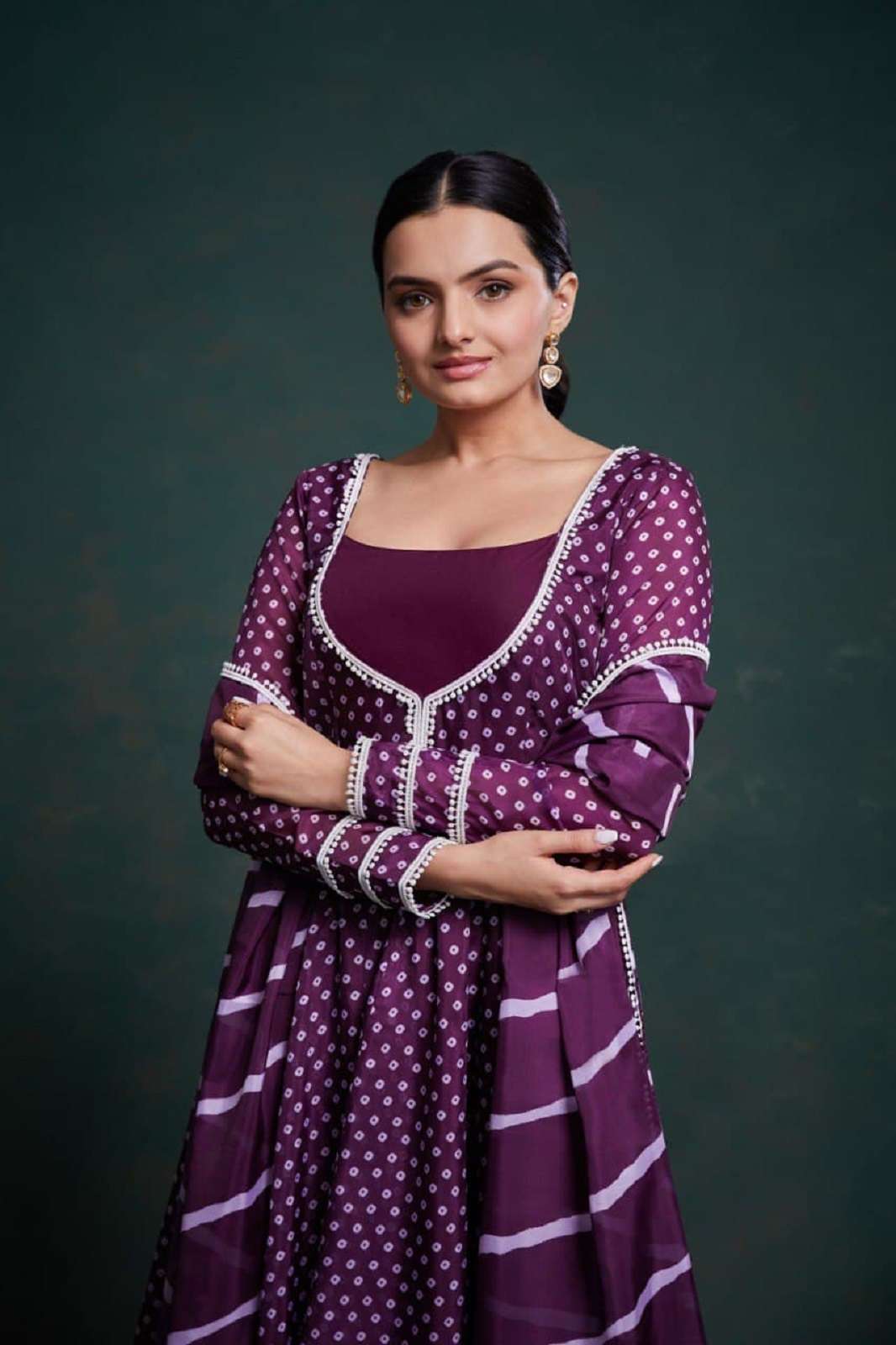 SHRI BALAJI TF 310 CREPE DIGITAL PRINTED READY TO WEAR SUITS