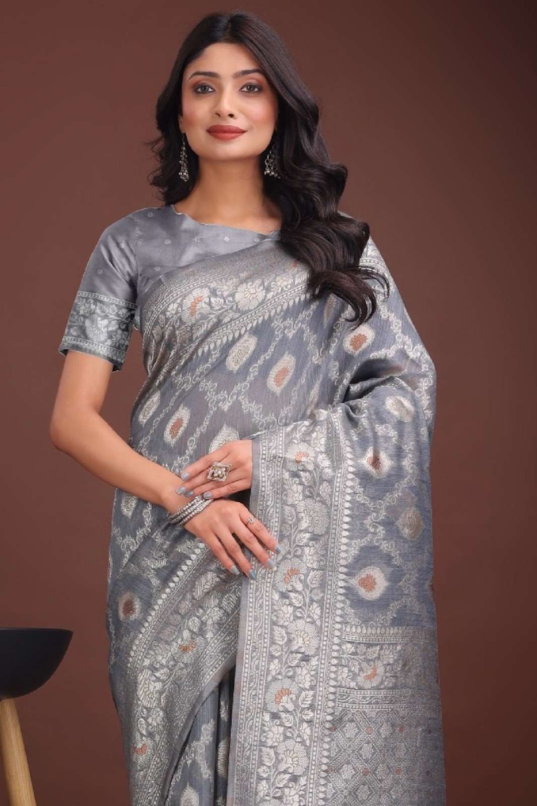 SHRI BALAJI ZARISTA 1001 TO 1006 LICHI SILK SAREES