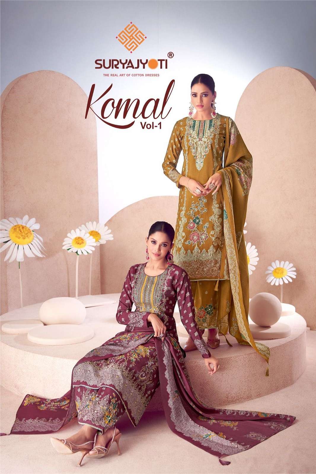 SURYAJYOTI KOMAL VOL 1 PURE MODAL DRESS MATERIALS