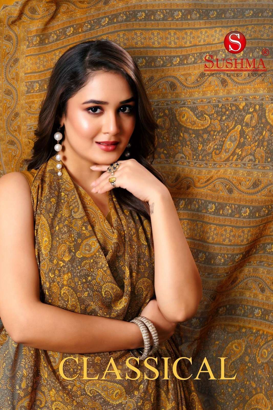 SUSHMA CLASSICAL 23001A TO 23005D WEIGHTLESS SAREES 
