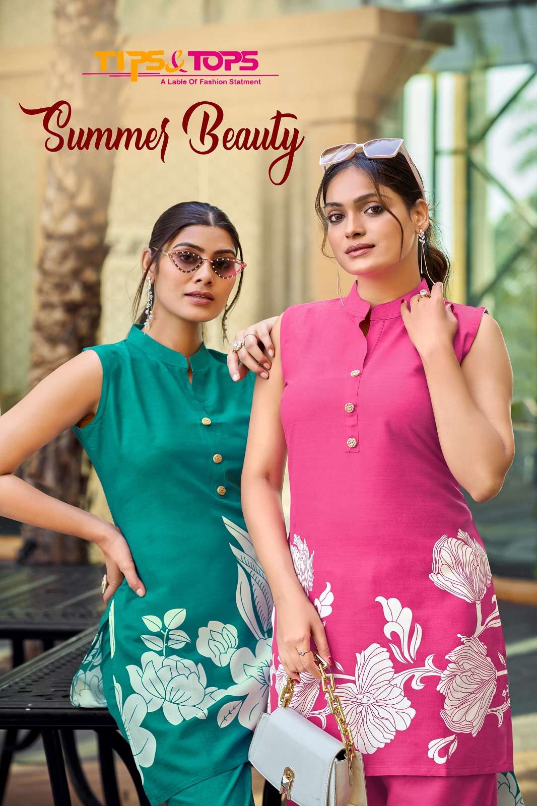 TIPS & TOPS SUMMER BEAUTY READY TO WEAR CO ORD SETS