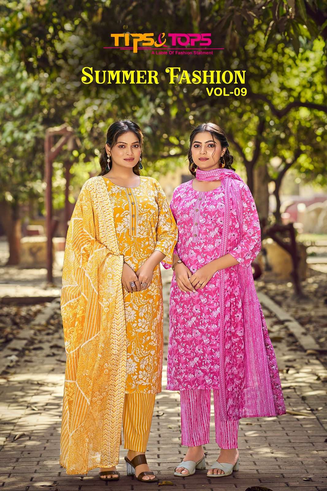 TIPS & TOPS SUMMER FASHION VOL 9 READY TO WEAR DESIGNER KURTIS