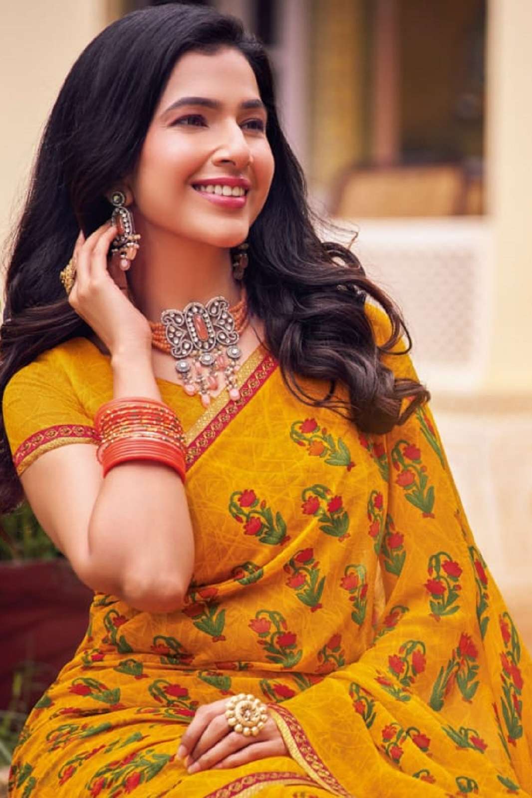 VIPUL SAREE NAGMA GEORGETTE PRINTED SAREE