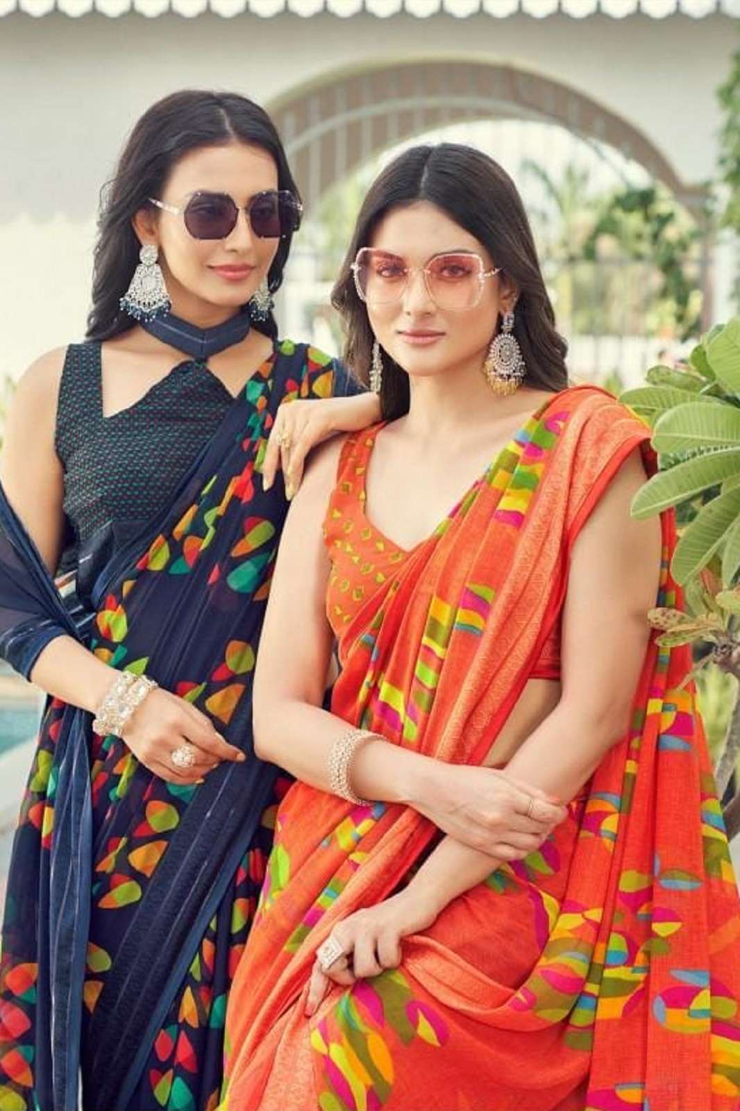VIPUL SAREE NAYASA SHIMMER PRINTED SAREE