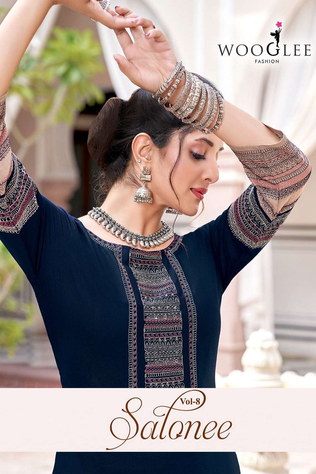 WOOGLEE SALONEE VOL 8 RAYON READY TO WEAR KURTIES