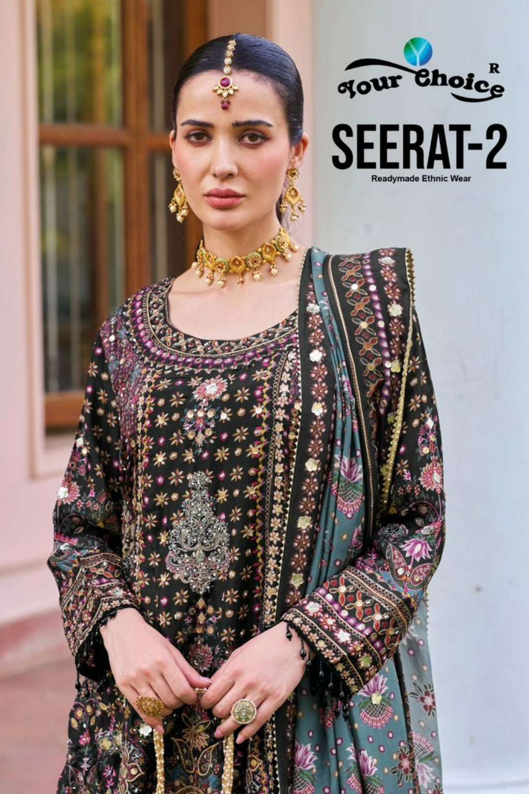 Your choice SEERAT VOL 2 Ready to Wear Chinon Embroidered Salwar Suit