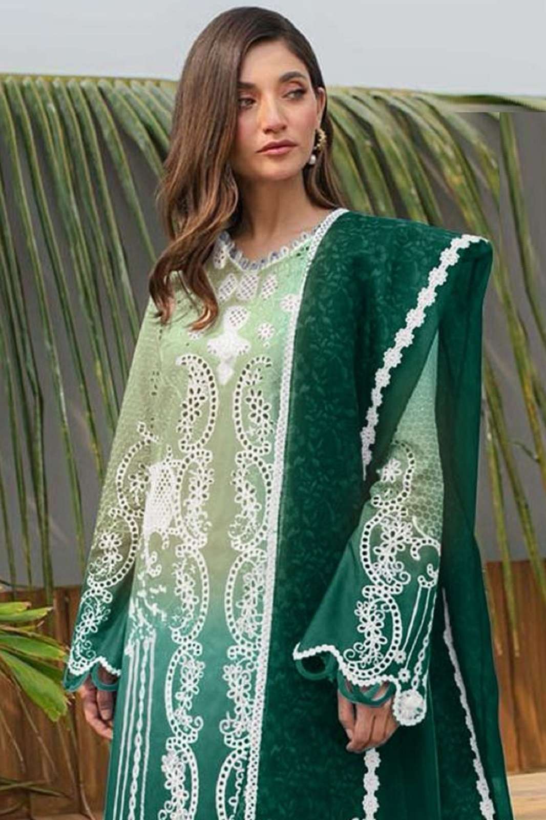 ZIAAZ DESIGNS 542 PURE COTTON EMBROIDERED SUITS