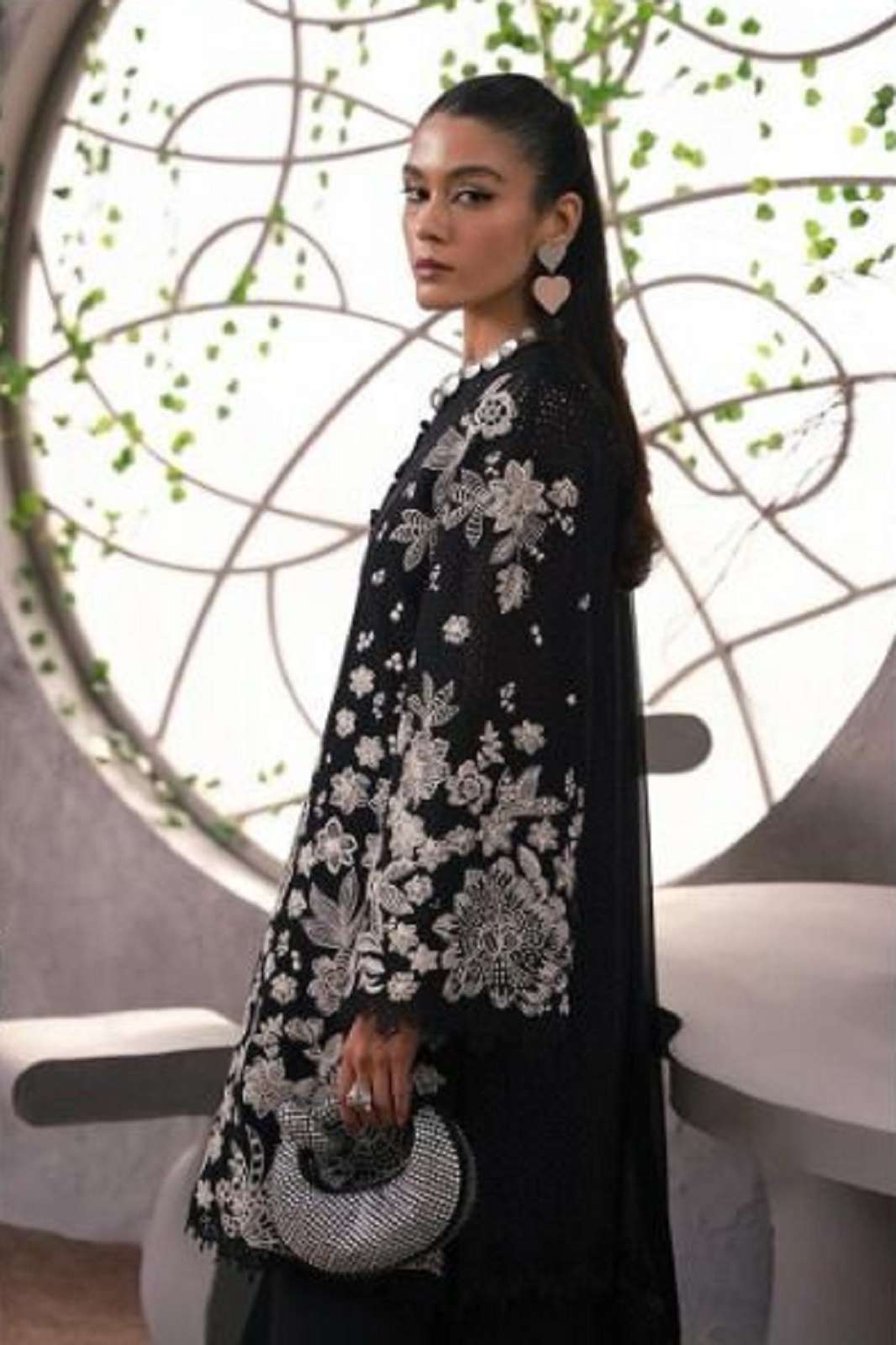 ZIAAZ DESIGNS 575 RAYON EMBROIDERED SALWAR SUITS