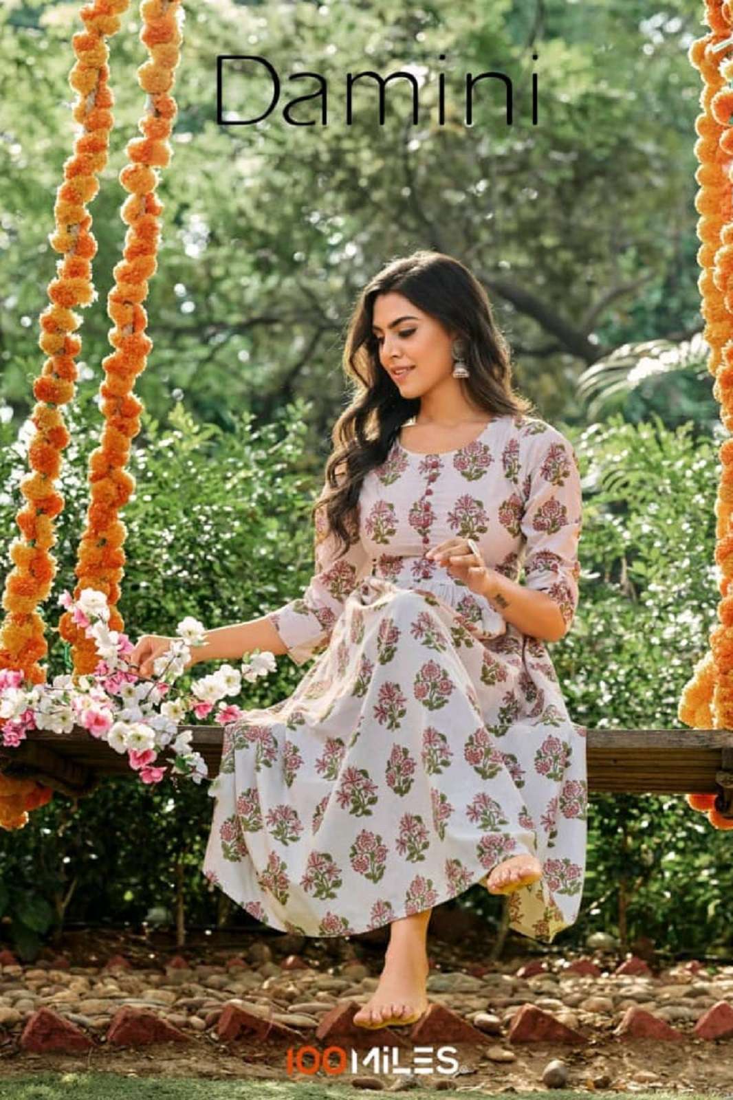 100MILES DAMINI COTTON PRINTED READY TO WEAR DRESSES