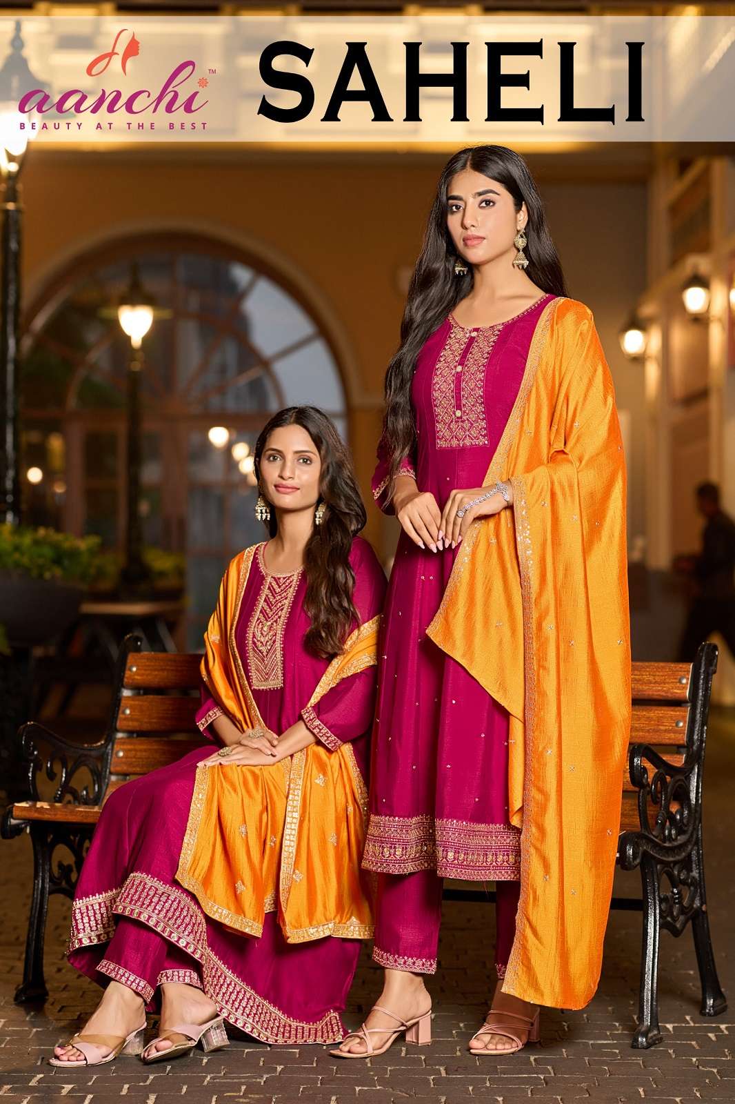 AANCHI SAHELI READY TO WEAR ANARKALI KURTIES