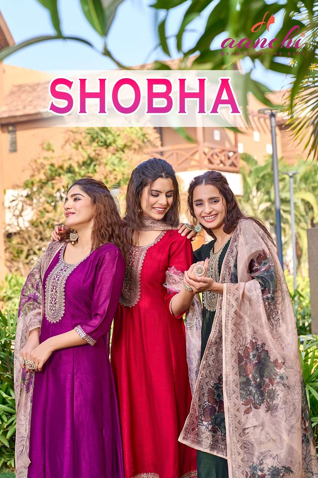 AANCHI SHOBHA VICHITRA SILK READY TO WEAR KURTIES