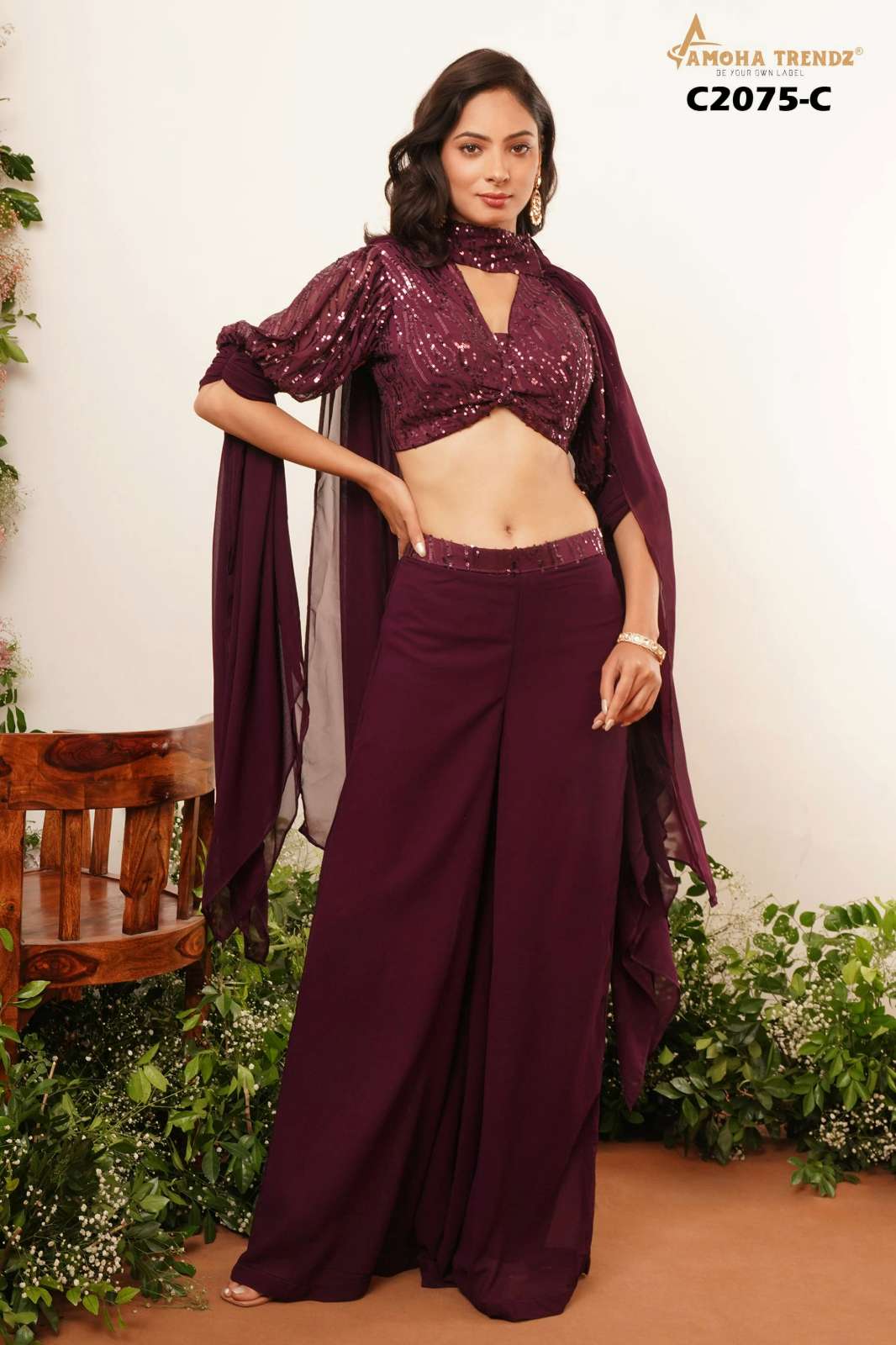 Amoha C2075 COLOUR’S Party Wear Imported Crystal Lycra Designer Dress