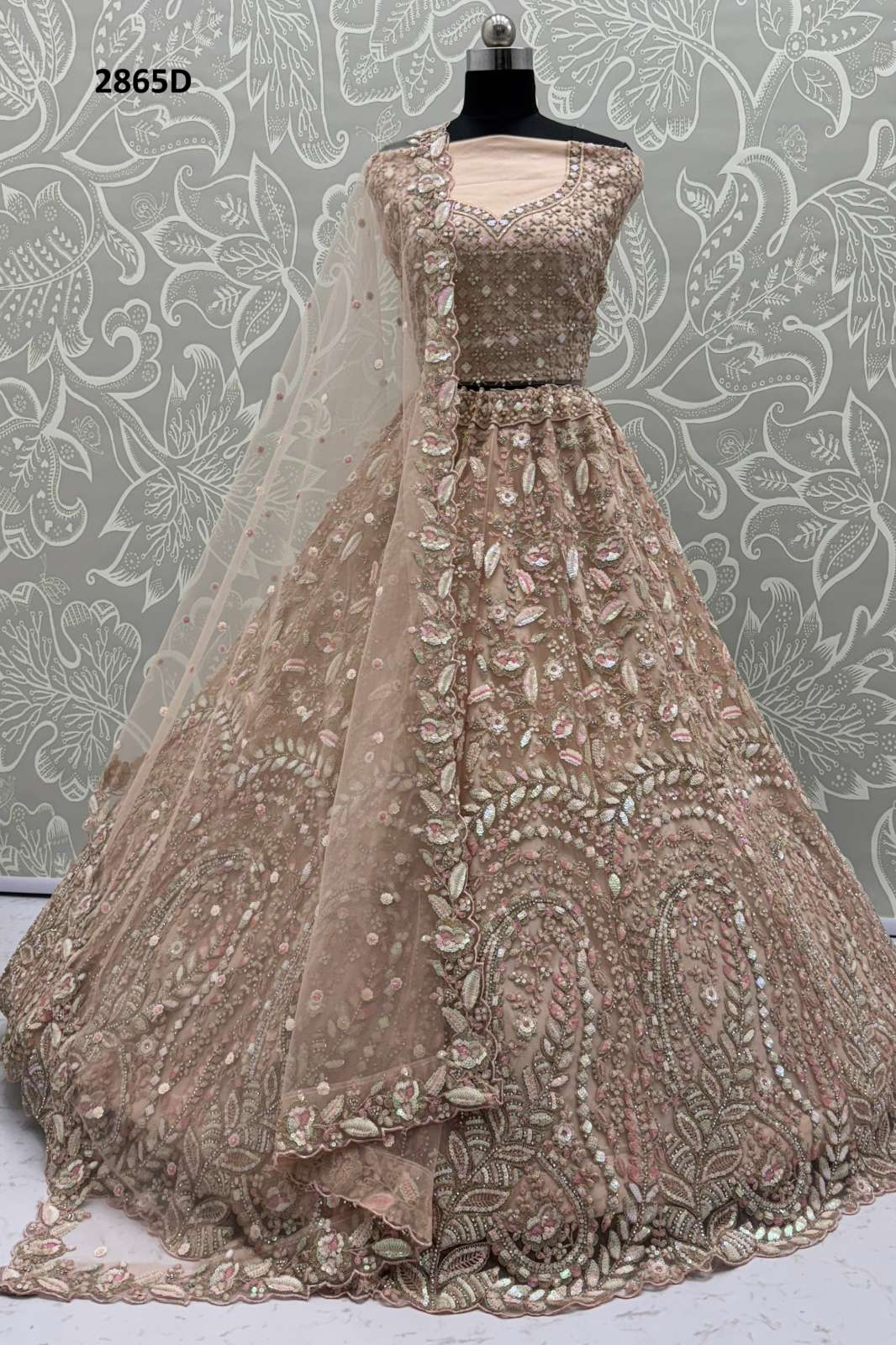 Anjani Art 2865A TO 2865D 14696 Wedding Wear Designer Heavy Net Lehenga Choli
