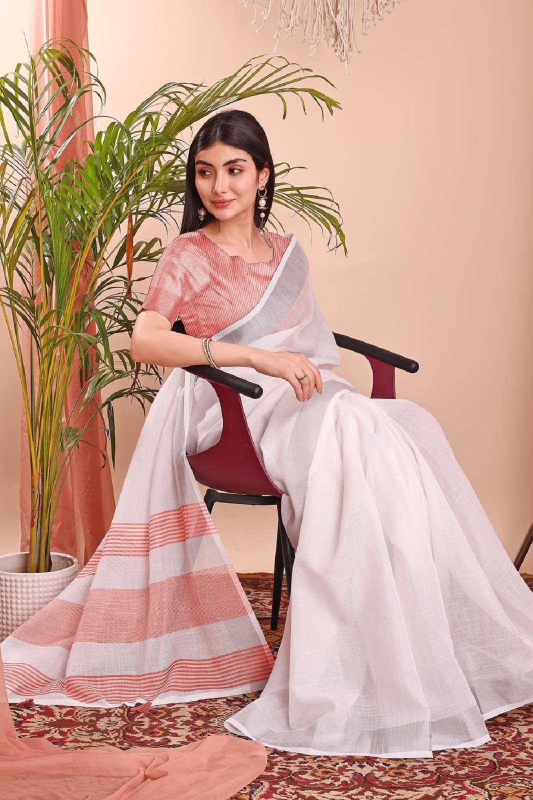 ASTITA THE WHITE LOOM 1001 TO 1016NX LINEN COTTON SAREES