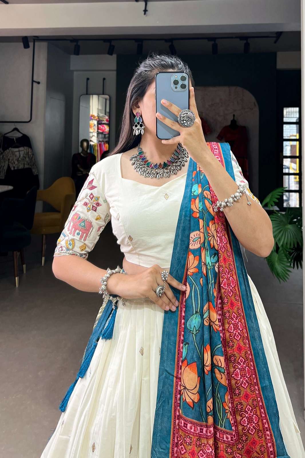 CRAZYCLOTHES 1601 FESTIVE WEAR NAVRATRI LEHENGAS