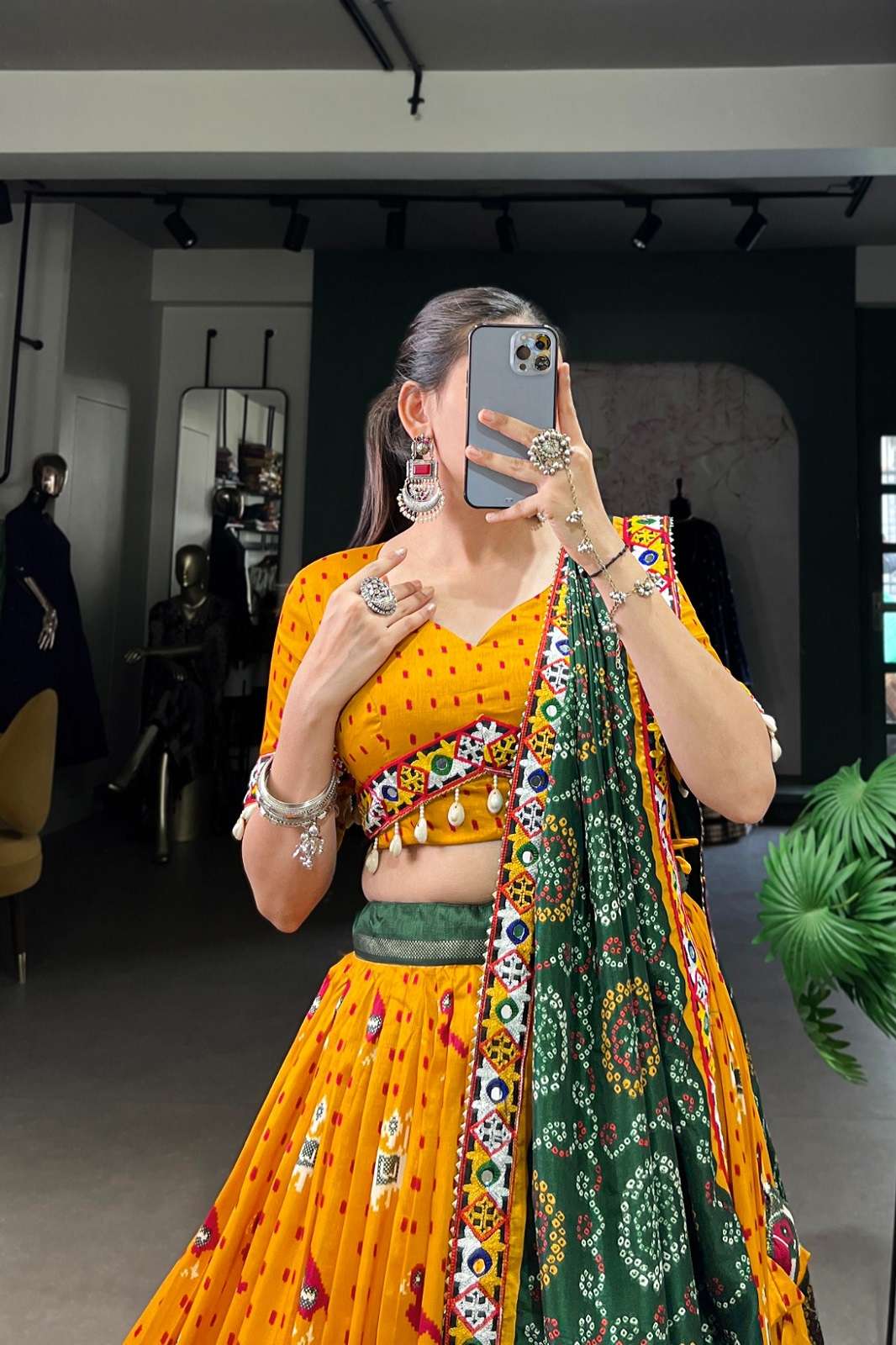 CRAZYCLOTHES LNB 1716 TUSSAR SILK READY TO WEAR LEHENGAS