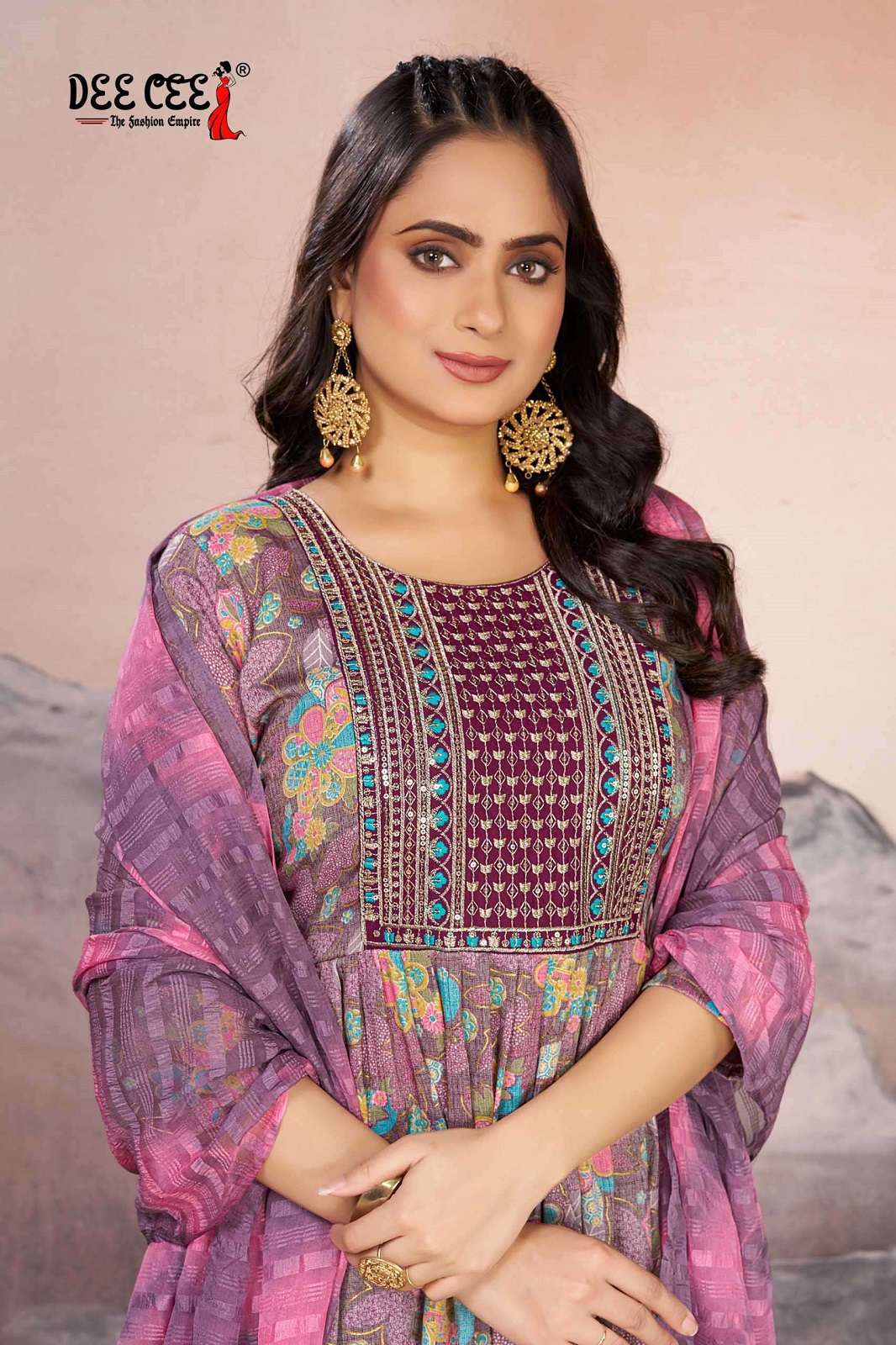DEECEE ZARNA RAYON PRINTED READY TO WEAR KURTIES