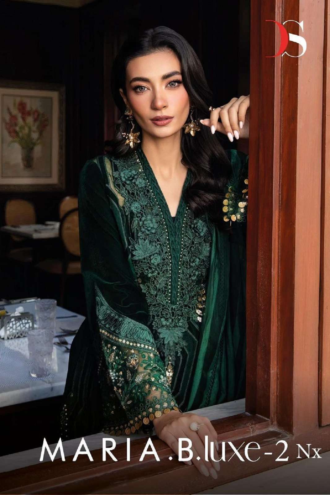 DEEPSY SUITS MARIA B LUXE VOL 2 RAYON EMBROIDERED SUITS