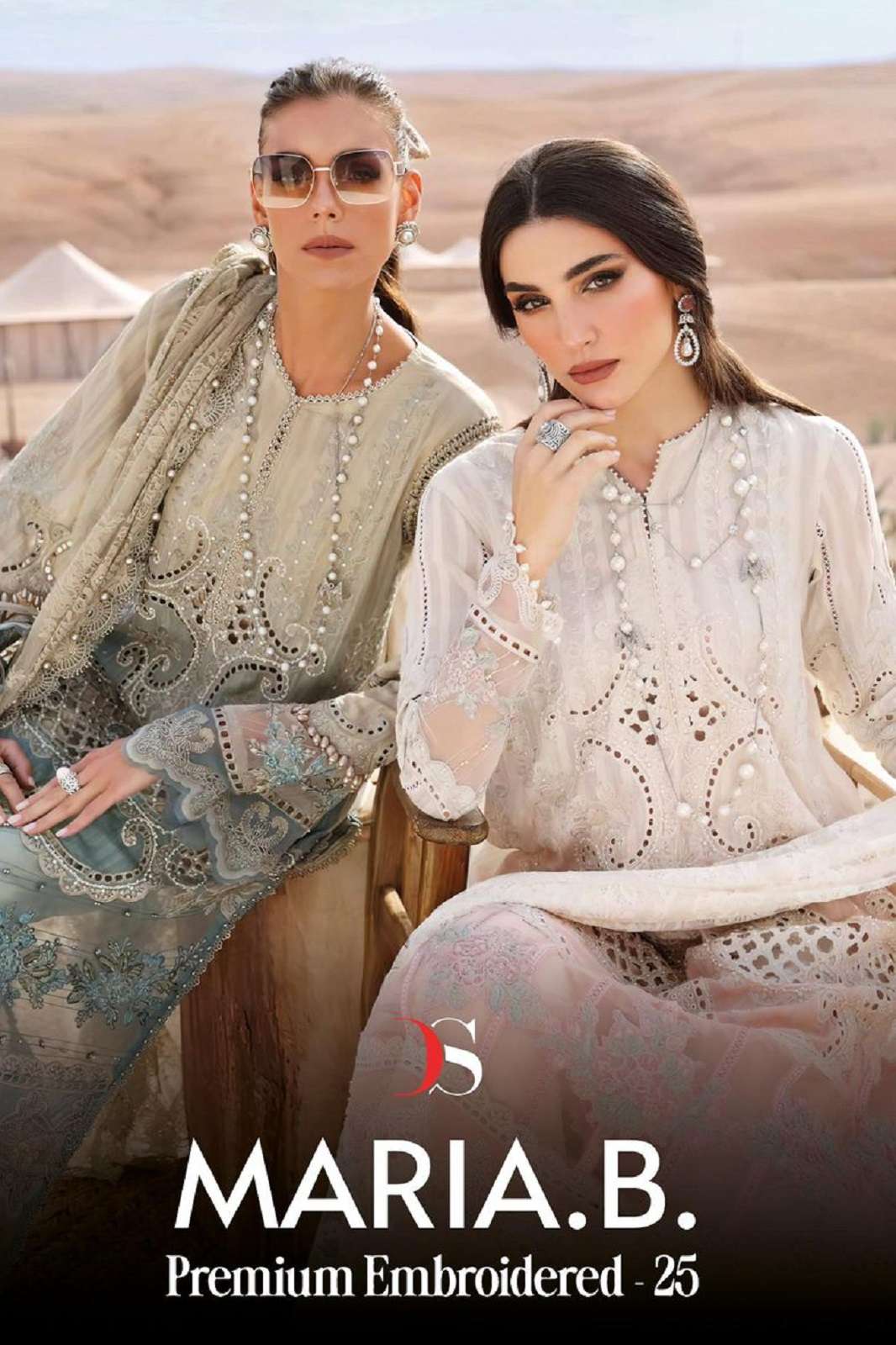 DEEPSY SUITS MARIA B VOL 25 COTTON EMBROIDERED SUITS