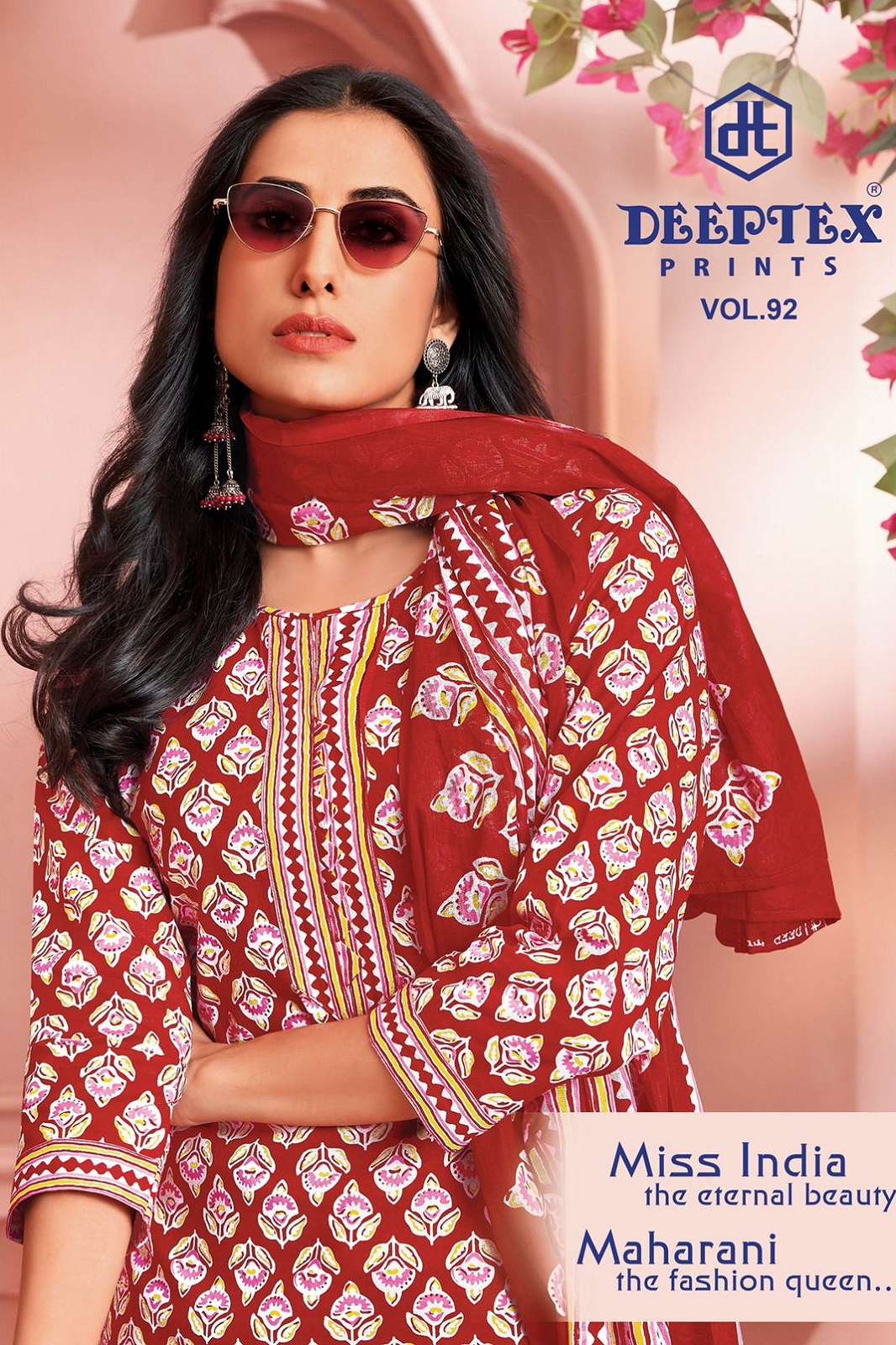 DEEPTEX MISS INDIA VOL 92 COTTON DESIGNER DRESS MATERIAL