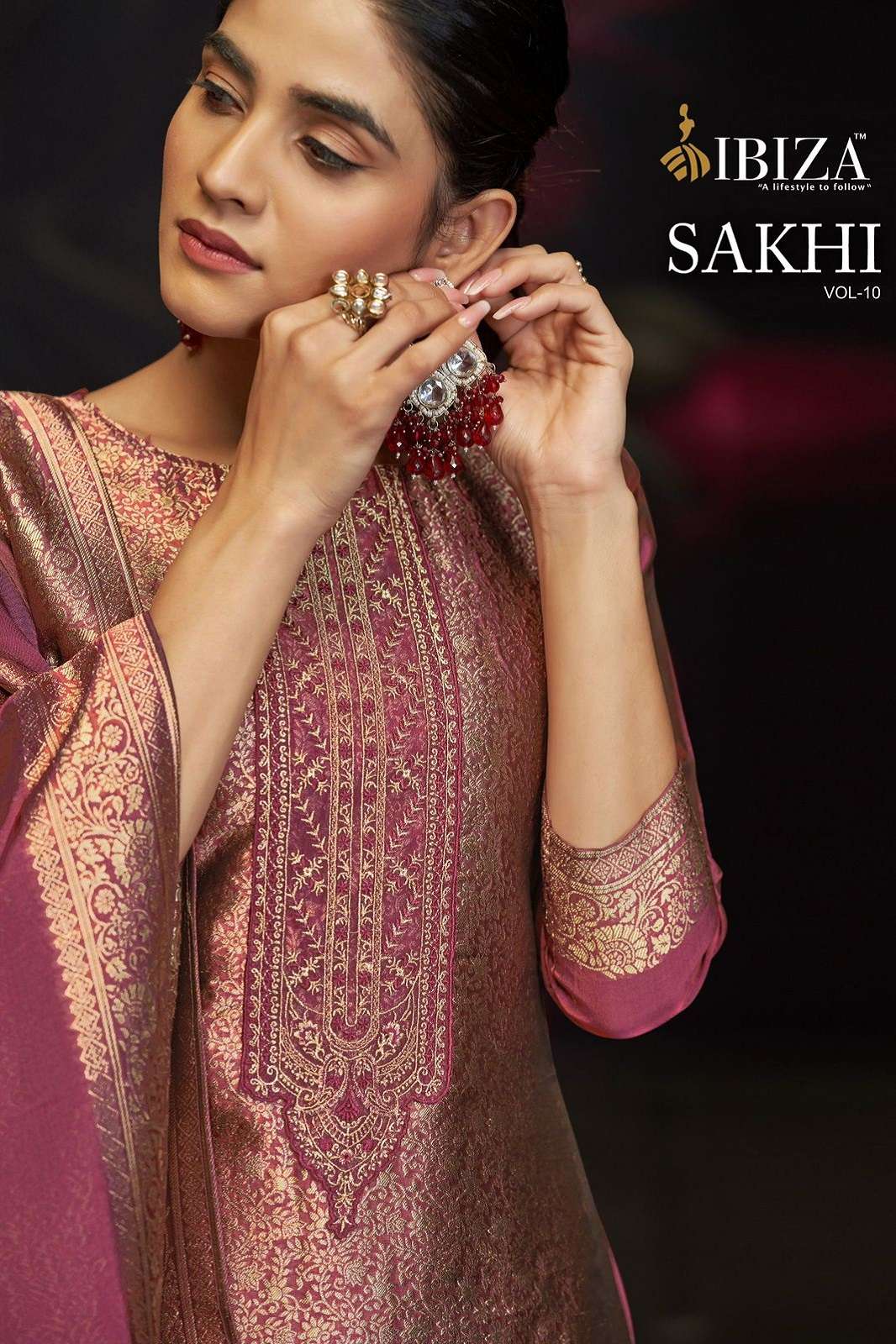 IBIZA SAKHI VOL 10 BANGLORY SILK EMBROIDERED SUITS