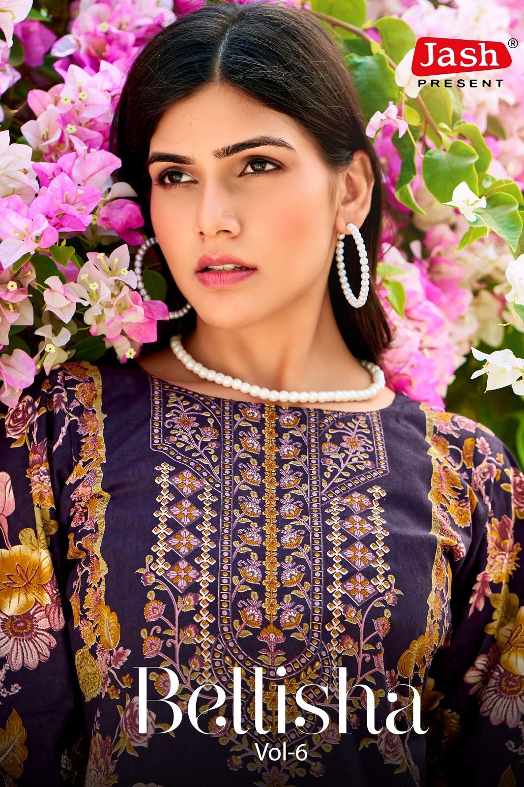 JASH BELLISHA VOL 6 PURE COTTON DRESS MATERIALS 