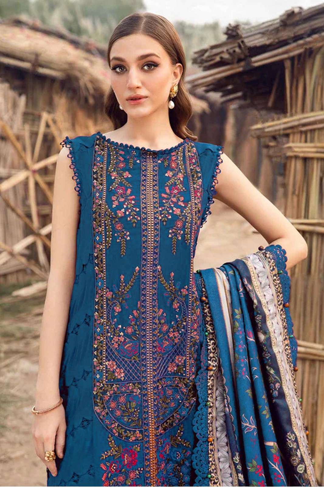 JOHRA TEX JT 165 VISCOSE RAYON EMBROIDERED SUITS