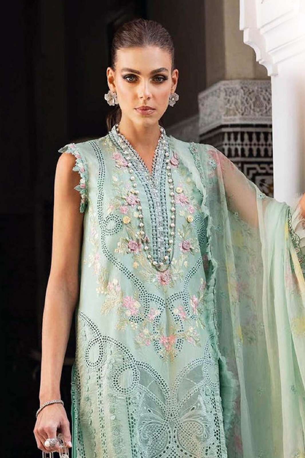 JOHRA TEX JT 172 CAMBRIC COTTON EMBROIDERED SUITS