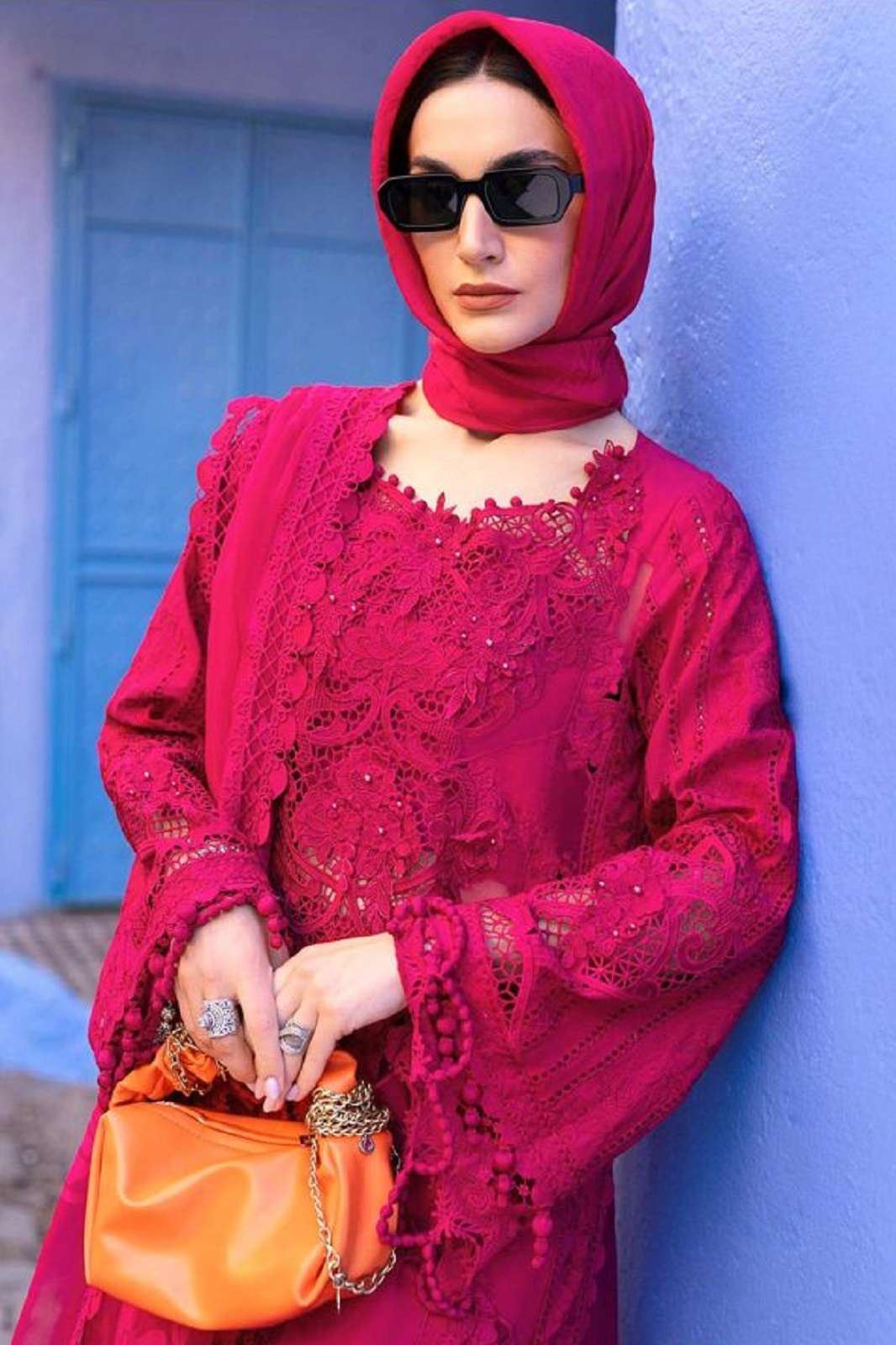 JOHRA TEX JT 173 CAMBRIC COTTON EMBROIDERED SUITS
