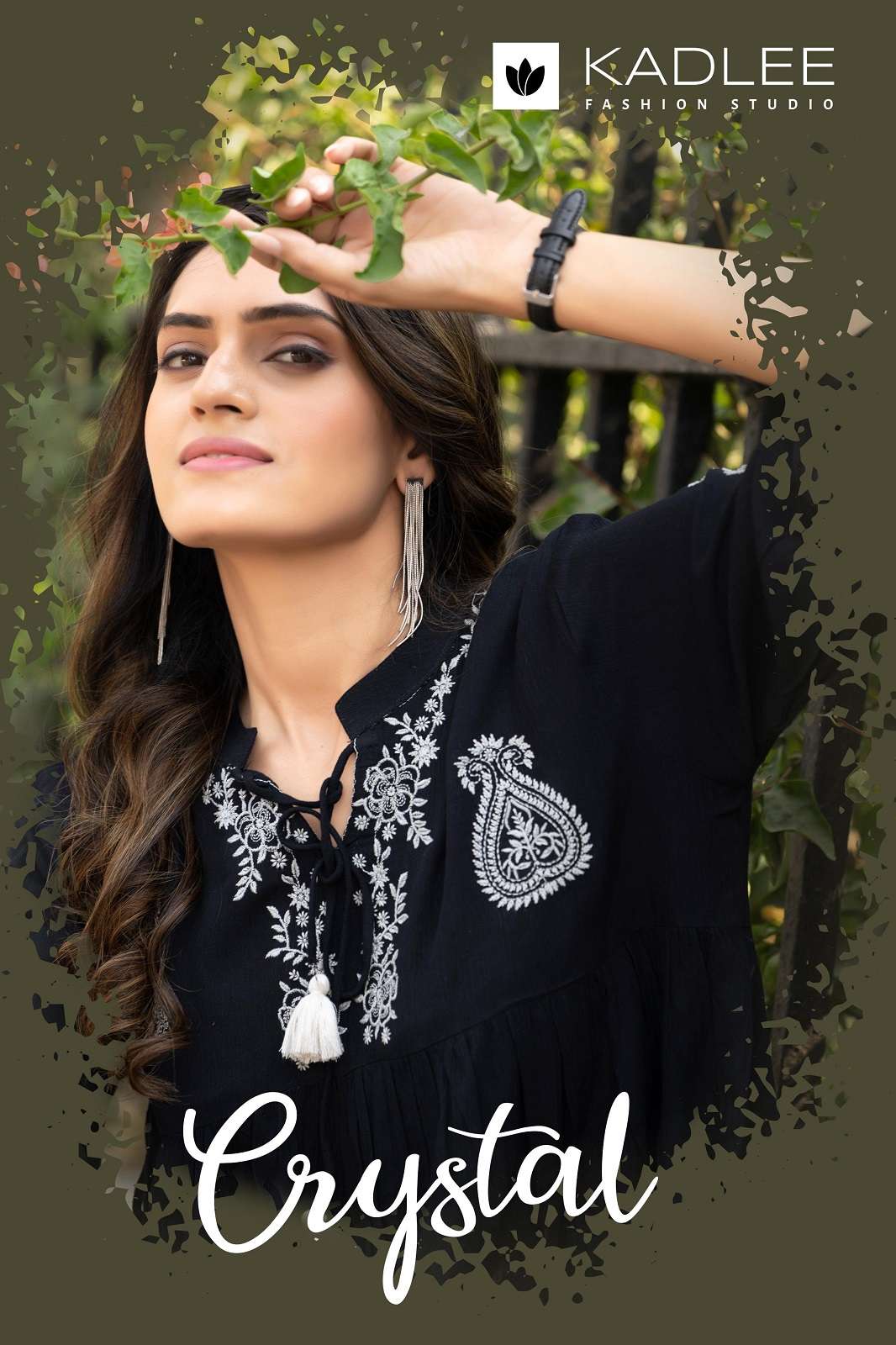KADLEE CRYSTAL TOP READY TO WEAR DESIGNER TOPS