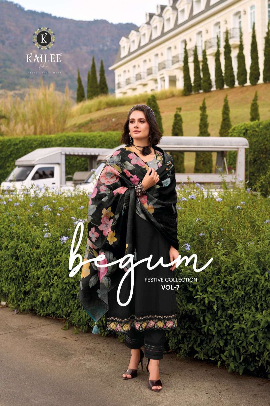 KAILEE BEGUM VOL 7 COTTON HANDWORKED READY TO WEAR KURTIES