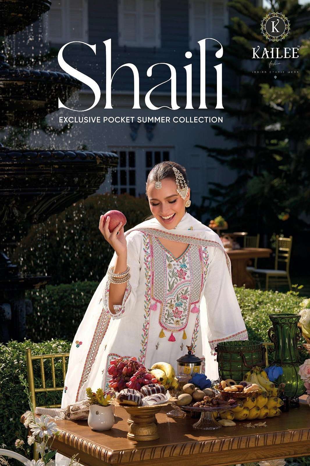 KAILEE FASHION SHAILI COTTON HANDWORKED READY TO WEAR ANARKALI KURTIES