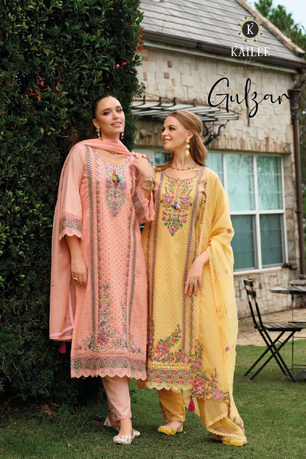 KAILEE GULZAR COTTON READY TO WEAR ANARKALI KURTIES